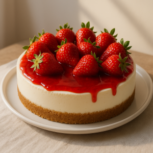 Strawberry Cream Cheesecake