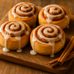 Cinnamon Swirl Rolls (Pack of 4)